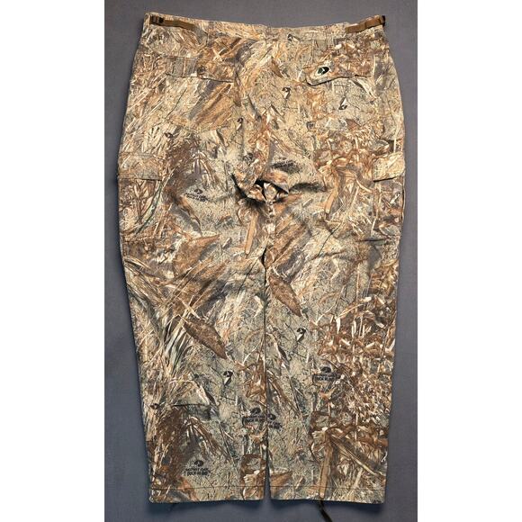 Mossy Oak Duck Blind Camo Pants 2XL (45x31) Cargo Hunting Explorer Adjustable - Picture 5 of 10